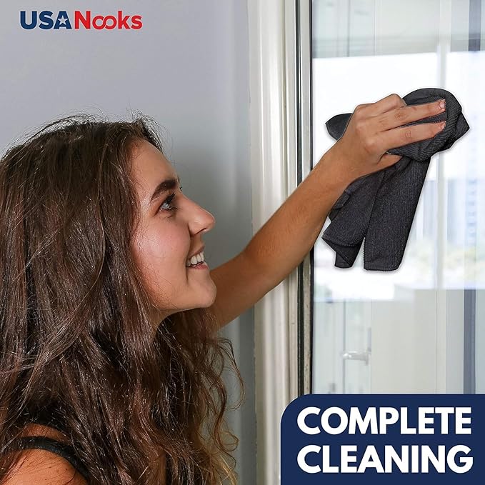 USANOOKS Premium 300GSM Microfiber Cleaning Cloth - Image 9
