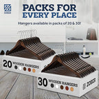 ZOBER Wooden Hangers - Image 8