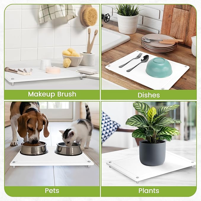 Stone Dish Drying Mats for Kitchen Counter, Quick Dry Water-Absorbent - Image 7