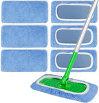 6 Pack Reusable Microfiber Mop Pads Compatible by ZEHRAI