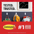 Command Medium Clear Wire Toggle Hooks, 6 Wall Hook and 8 Strips, Damage-Free - Image 2