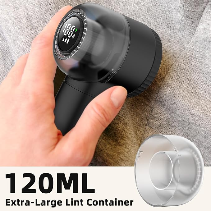Fabric Shaver Electric Lint Remover Rechargeable Sweater Shaver Dual Protection - Image 7