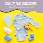 50 Premium Velvet Baby Hangers 11.8" Inch Non-Slip Infant, Ultra Slim - Image 7