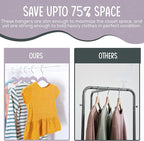 50 Premium Kids Velvet Hangers - Image 7