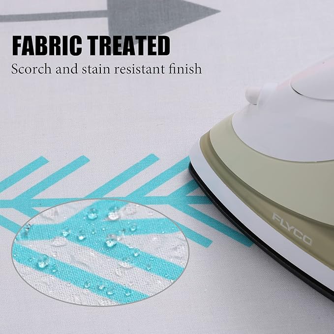BNDX Ironing Board Cover, Stain Resistant & Durable Scorch, 2 Click Buckles - Image 4