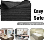 Tanlade Microfiber Cleaning Cloth 6"x6" Cleaning Rags Reasonable Kitchen Towels - Image 4