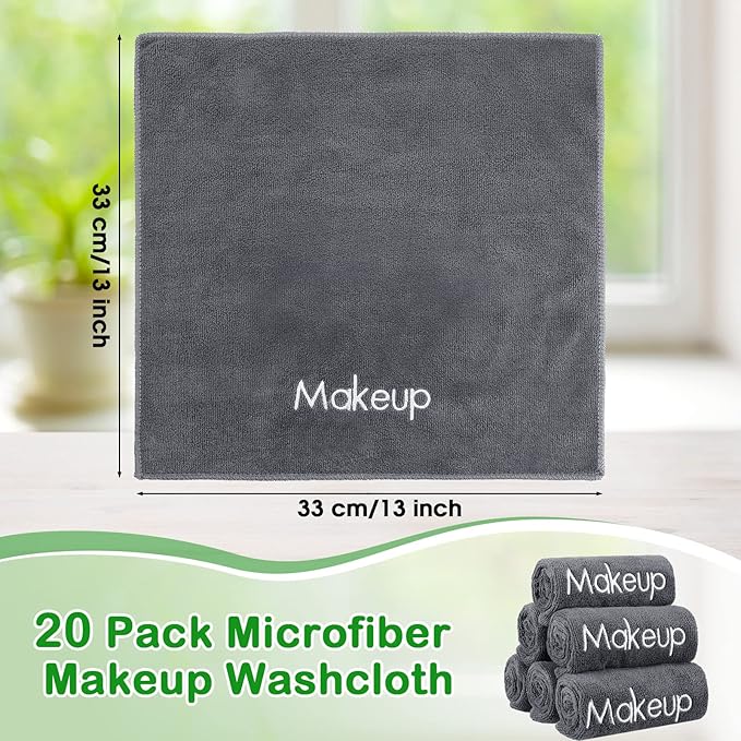 Shimeyao 20 Pack Makeup Remover Cloths, Travel Hotel - Image 2