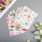 8 Pack Microfiber Cleaning Cloths Multicolor Flower Glasses Cleaning Cloth - Image 6