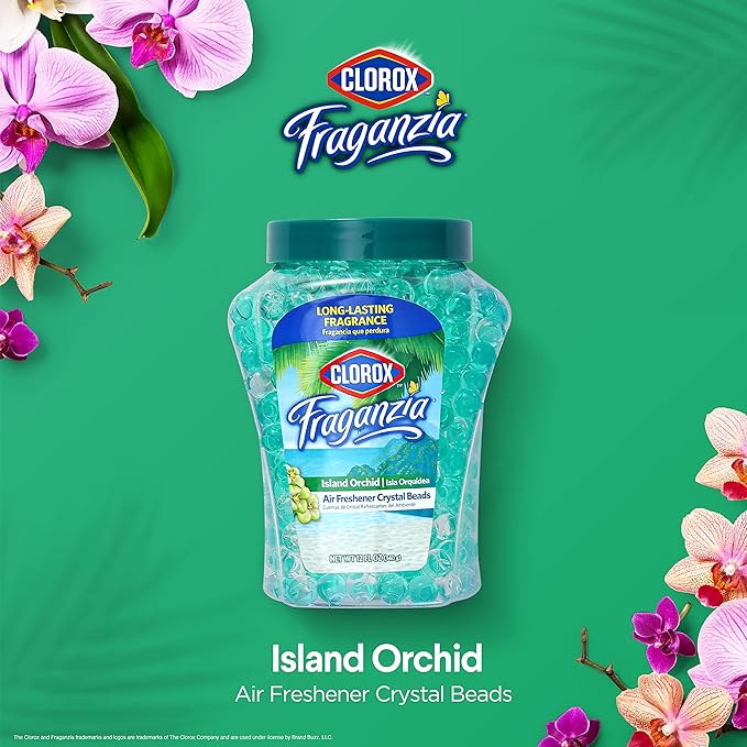 Clorox Fraganzia Crystal Beads Air Freshener Twin Pack, Long Lasting Room - Image 3