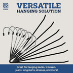 Zober Non-Slip Pants Hangers - Image 6