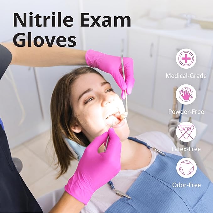 Powder-Free Nitrile Gloves, Disposable Nitrile Gloves, Latex-Free, Powder-Free - Image 5
