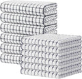 Kitinjoy Cotton 12 Pack Kitchen Towels and Dishcloths Sets, 16 x 25 Inch & 12 X by Kitinjoy