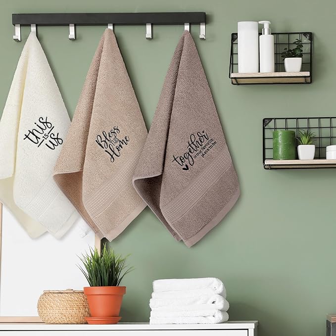 3 Pcs Farmhouse Decorative Hand Towels - Image 3