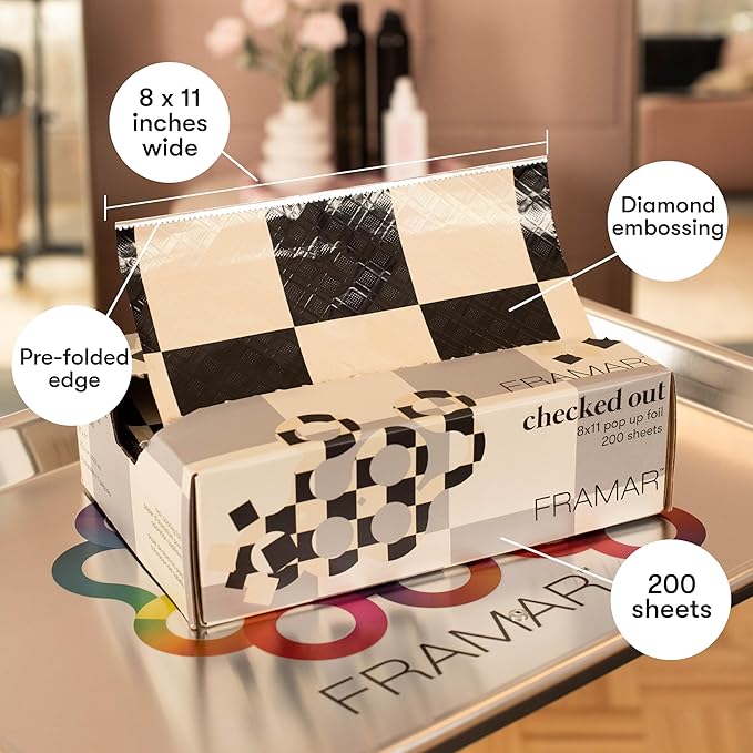 FRAMAR 8x11 Checked Out Hair Foil – Hair Foils - Image 2