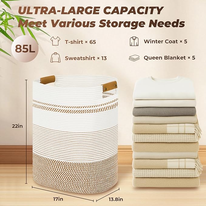 Laundry Basket with Handles - Image 2