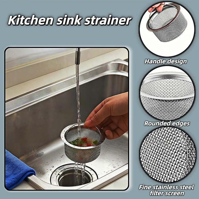 Stainless Steel Kitchen Sink Strainer - Image 5