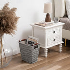 GRANNY SAYS Woven Waste Basket, Wicker Waste Basket - Image 8