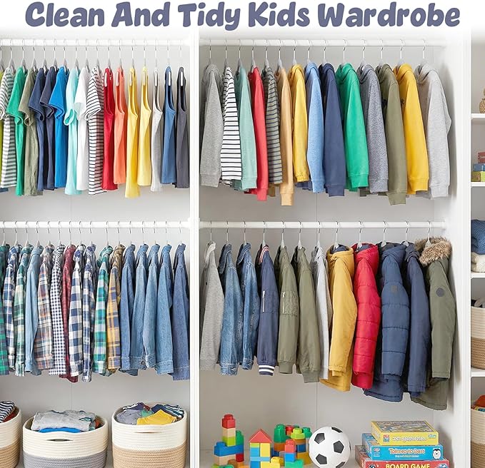 HOUSE DAY 13.5 Inch Kids Hangers 30 Pack - Image 9