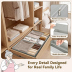 GRANNY SAYS Drawer Organizer Clothes, 12 Pack Dresser Organizer Bins - Image 5