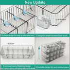 Cable Storage Boxes Organizers 2 Pack, Cord Charger Storage Organizer Box Case - Image 6