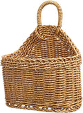 Woven Hanging Storage Basket for Kitchen 9.64X7.48X3.93In Rattan Wall Basket by UKCOCO%EF%BC%9ALightupabetterhome