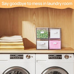 Vtopmart 2 Pack Dryer Sheet Holder and Laundry Pods Container, Scent Booster - Image 3