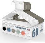 Neaties Plastic Hangers 50 Pack – Made in The USA – 6lb Capacity Standard by NeatiesHangers