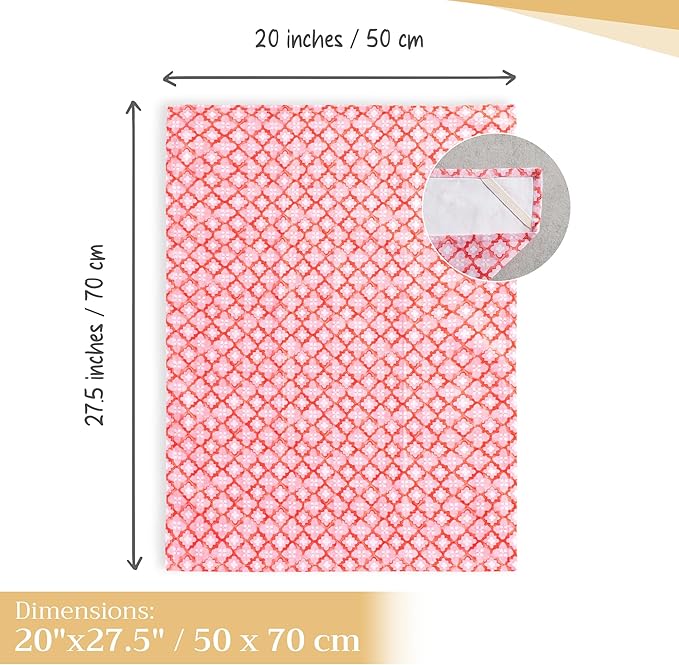 Maison d' Hermine Kitchen Towels Set of 3 100% Cotton 27.50" x 20" Reusable - Image 4
