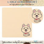 WILLBOND 20 Pcs Microfiber Cleaning Cloth Cute Dog Design Microfiber Cloth Soft - Image 5