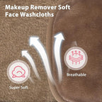 Makeup Remover Cloth, Makeup Remover Pads Microfiber Face Washcloth - Image 3