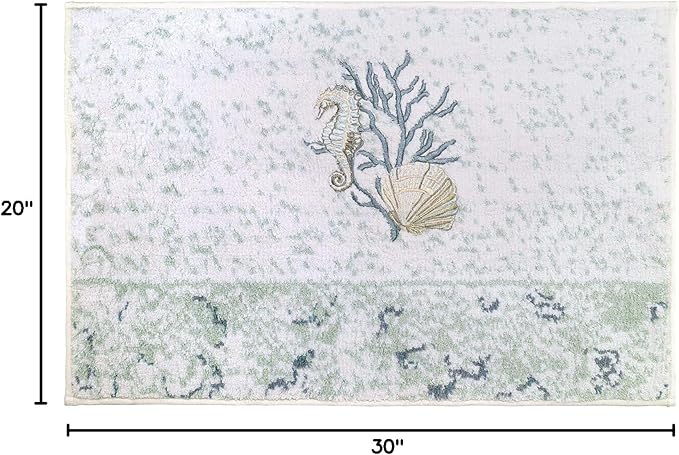 Avanti Linens - Bath Mat, Cotton Bathroom Rug, Sea Inspired Home Decor - Image 3