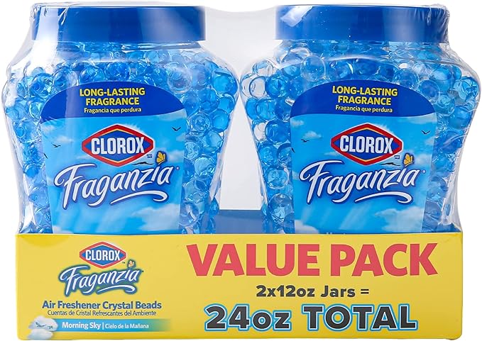 Clorox Fraganzia Crystal Beads Air Freshener Twin Pack, Long Lasting Room - Image 2