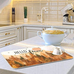 Hello Fall Forest Dish Drying Mat - Image 6