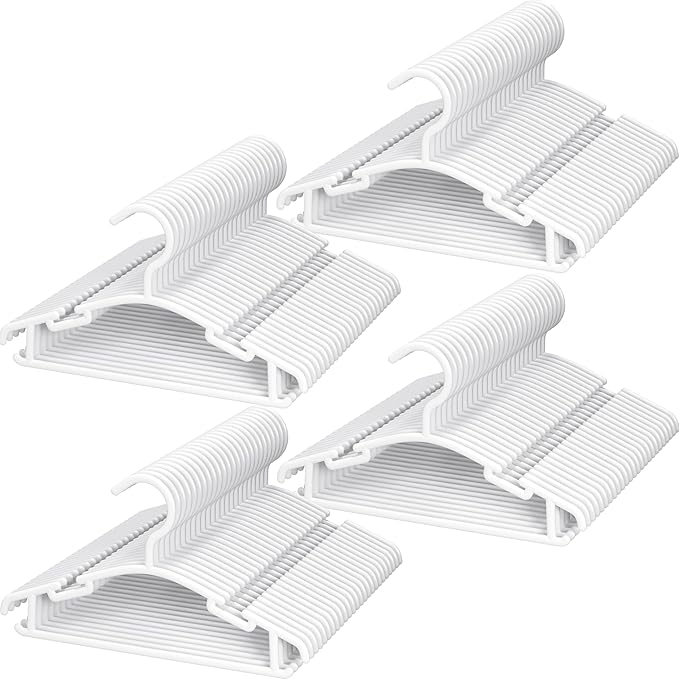 GoodtoU Baby Hangers 100Pack Kids Plastic Baby Clothes Hangers by GoodtoU
