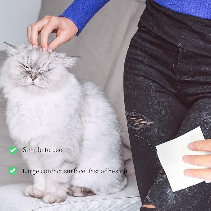 100 Sheets Mini Portable Lint Remover Sheet - Image 2