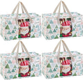 VENO 4 Pack Moving Bags, Large Christmas Storage Bins by Veno
