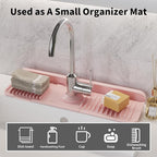 WAFT YEARN 17X5 Inch Silicone Durable Faucet Mat Kitchen Sink Splash Guard - Image 4