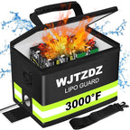 Upgraded Lipo Battery Fireproof Explosionproof Safe Bag, 4 Layers of Heat by Unknown