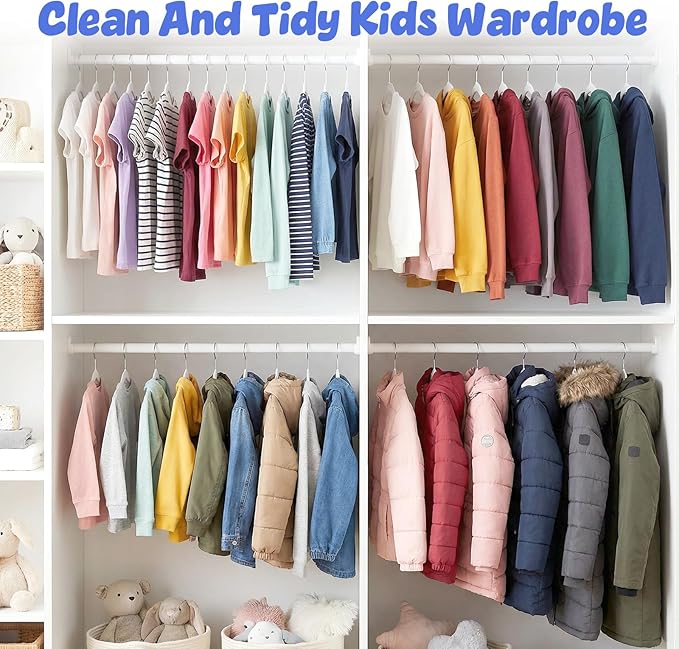 HOUSE DAY 13.5 Inch Kids Hangers 50 Pack - Image 9