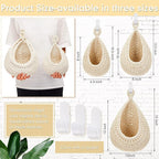 Honeydak Boho Decor Hanging Wall Baskets - Image 2