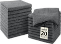 Washcloths - 20 Pack - Face Towels, Highly Soft Wash Cloths and Hand Towels by Unimade