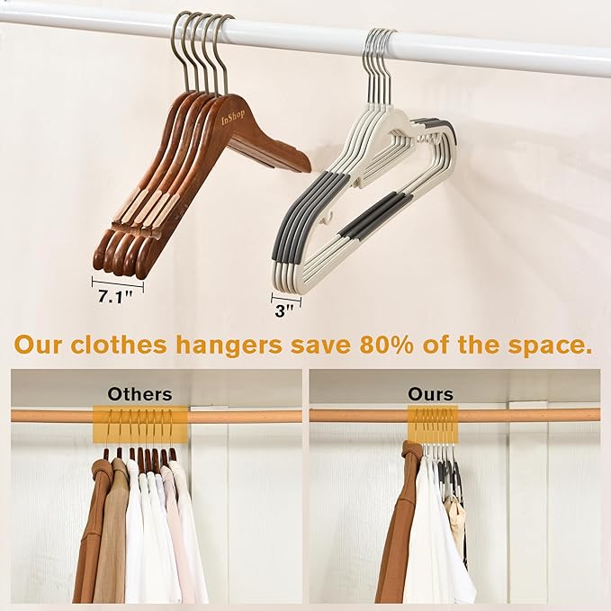 ELONG HOME Plastic Hangers - Image 3