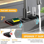14.6-Inch Kitchen Sink Splash Guard Mat | 7° Slope - Image 4