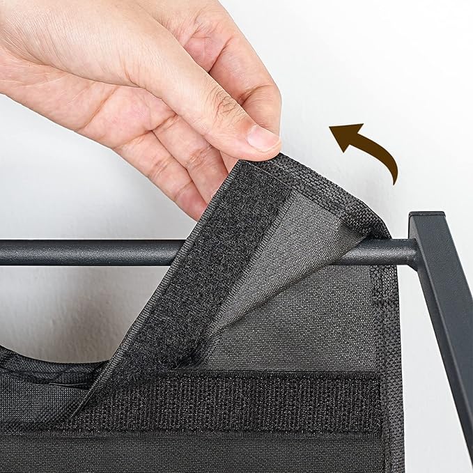 Laundry Sorter 3 Section, Rolling Laundry Hamper - Image 6