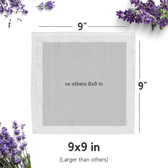 30 Hot or Cold Wrapped Moist Towels – 9'' x 9" Moist Towelettes Individually - Image 3