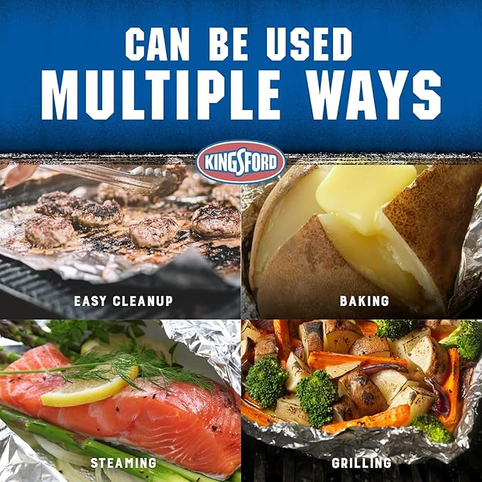 Kingsford Heavy Duty Aluminum Grilling Foil | Non-Stick Aluminum Foil - Image 5