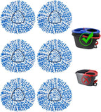 6 Pack Spin Mop Replace Head  by GFRED