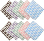 Microfiber Cleaning Cloth Lint Free Cleaning Rags, 10 Pack Fast Drying Dish Rags - Image 2