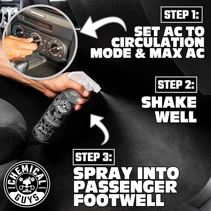 Chemical Guys AIR_224_04 Black Frost Air Freshener and Odor Eliminator - Image 7