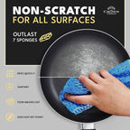 Non-Scratch Dish Scrubbers for Cleaning Dishes & Kitchen - Image 2